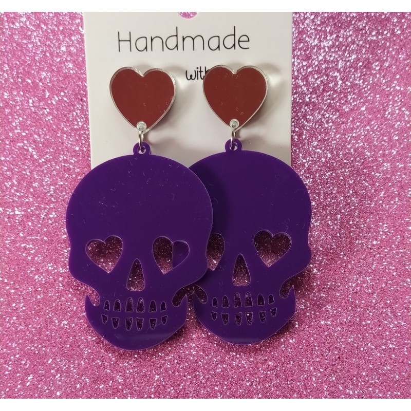 Pendientes calavera