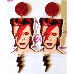 Pendientes Bowie rayito