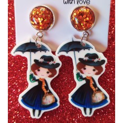 Pendientes Mary Poppins