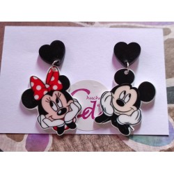 Pendientes Mickey y Minnie