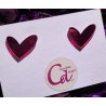 Pendientes mini corazon love