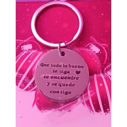 Llaveros de acero frases motivadoras