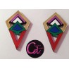 Pendientes geometricos metacrilato