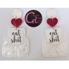 Pendientes cartas de amor nacaradas de metacrilato