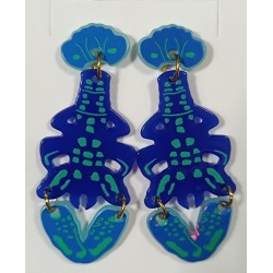 Pendientes langostas de...