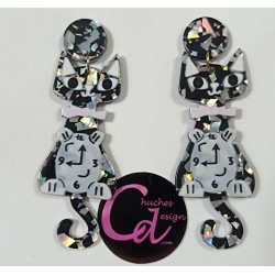 Pendientes gatos de...