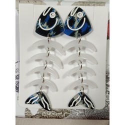 Pendientes raspas de...