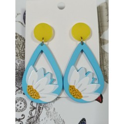 Pendientes girasol de...