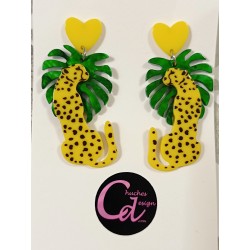 Pendientes monstera y...
