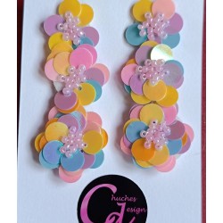 Pendientes flores de...