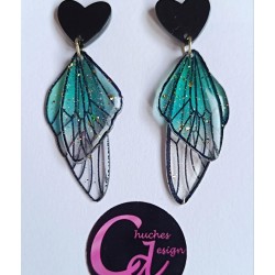 Pendientes alas de mariposa...