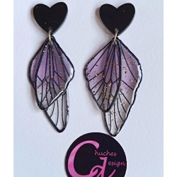 Pendientes alas de mariposa...