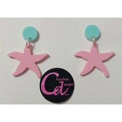 Pendientes estrellas de mar...