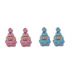 Pendientes labubu de...