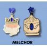 Pendientes Reyes Magos de metacrilato