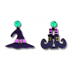 Pendientes sombrero y botas...