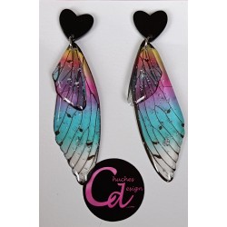 Pendientes alas de mariposa...