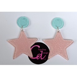 Pendientes estrellas de...