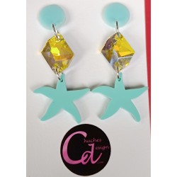 Pendientes estrellas de mar...