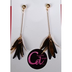 Pendientes fiesta negro y...